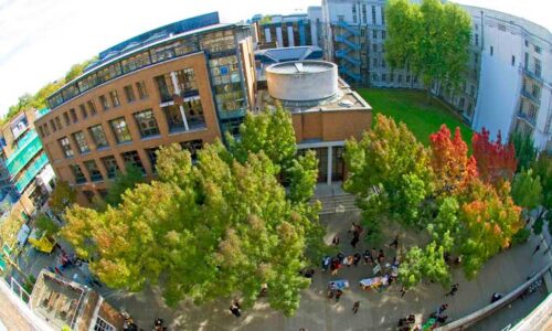 Brunei Gallery from the main SOAS Building