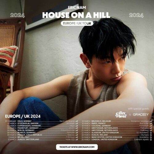 Eric Nam House on a Hill Tour Poster