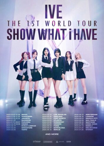 IVE tour poster