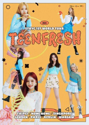 STAYC Teenfresh tour poster
