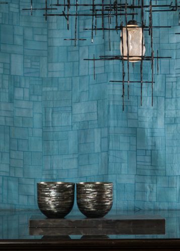 Blue Jobakbo by Lee So-ra and Black Pearl Cup (paired) by Kim Hyun-ju