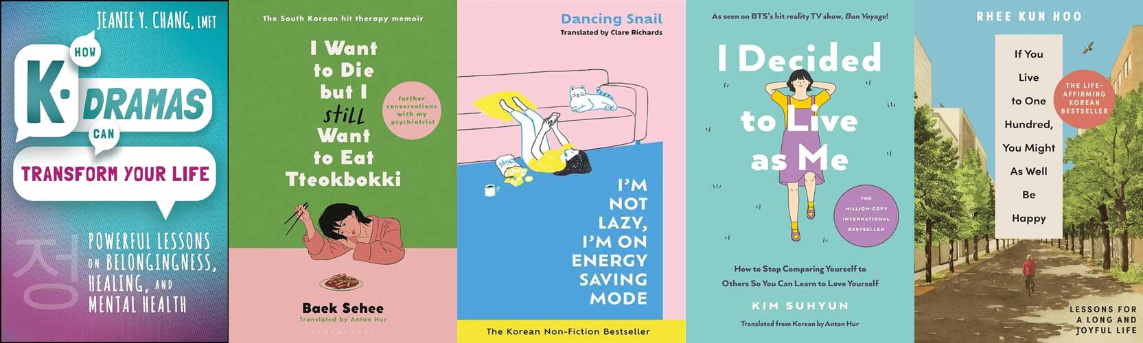 Five healing books