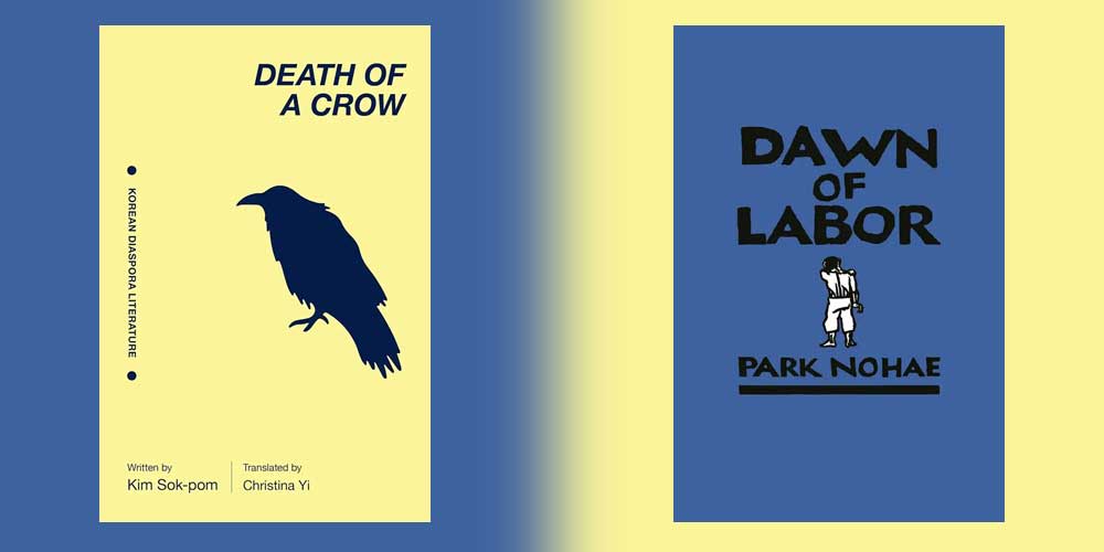 Death of a Crow and Dawn of Labor covers