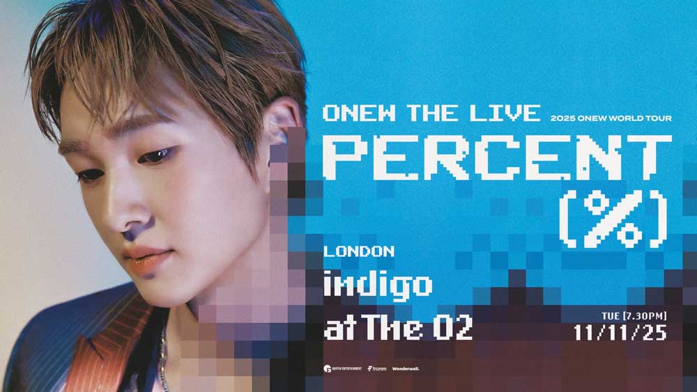 ONEW THE LIVE : PERCENT (%) tour poster