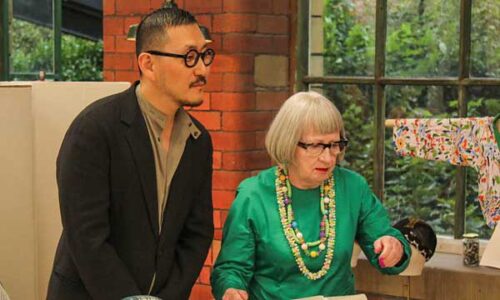 Eudon Choi and Esme Young on the Great British Sewing Bee