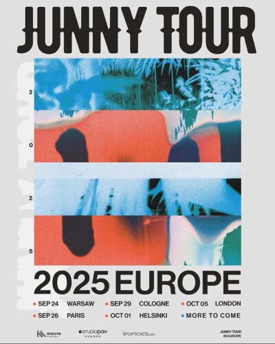 Junny 2025 tour poster