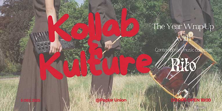 Poster for December 2025 Kollab event