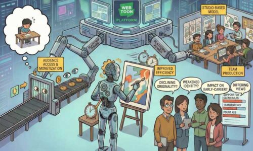 Poster for Platforms, AI, and Creative Work: Evidence from the Korean Webtoon Industry