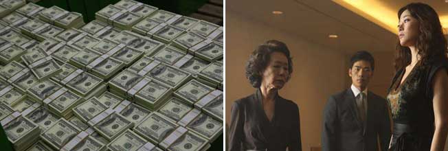 Stills from The Taste of Money