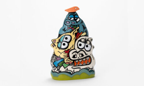 Colourful ceramic work by In Ho Song