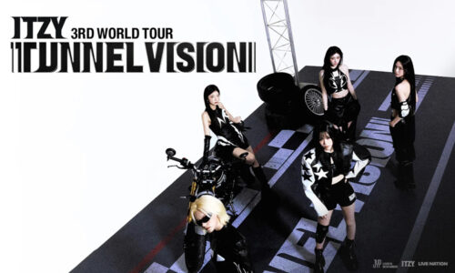 ITZY Tunnel Vision tour poster